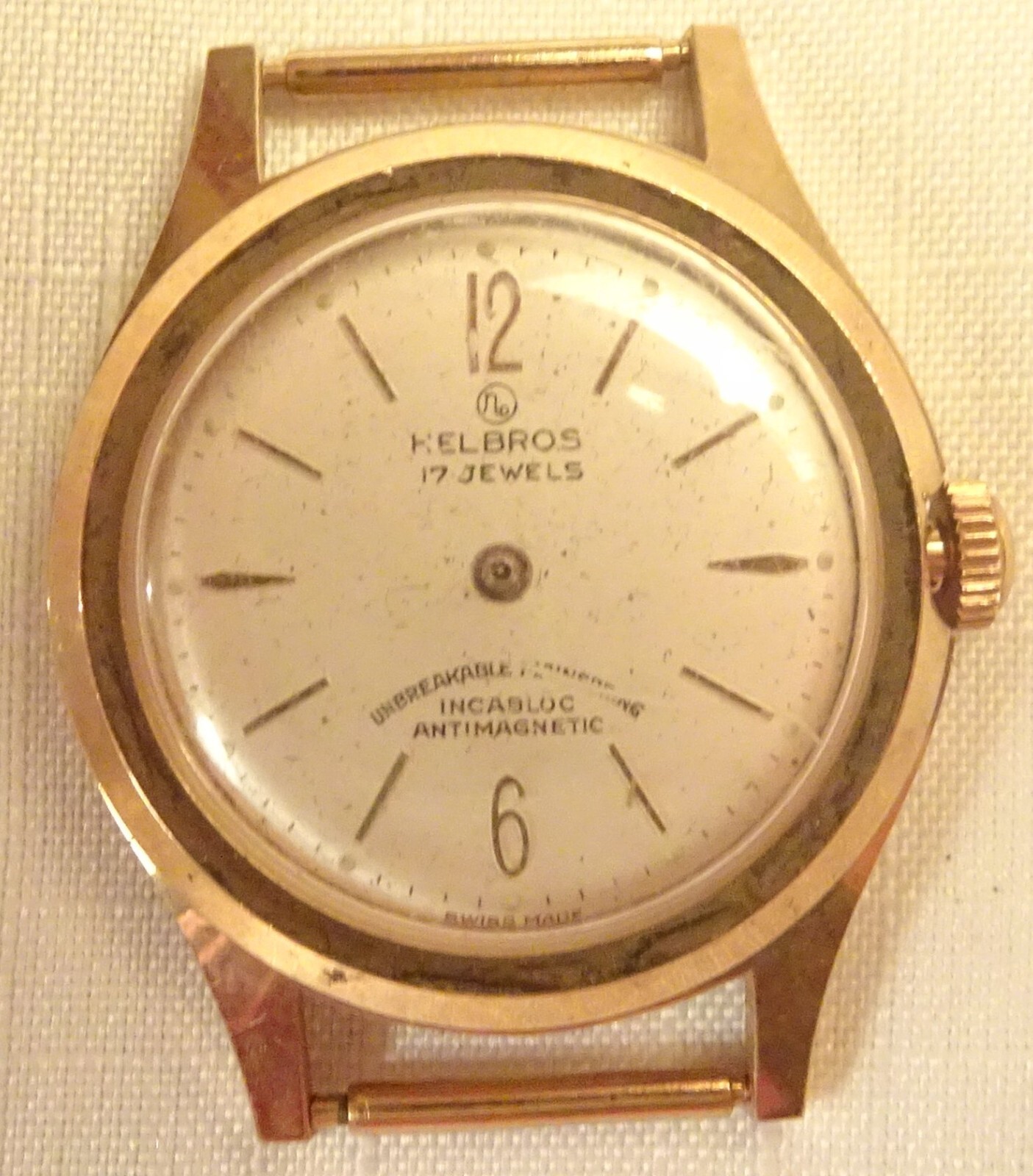 Helbros Wristwatch Movement 17J Vintage Men’s Harper Watch Co.