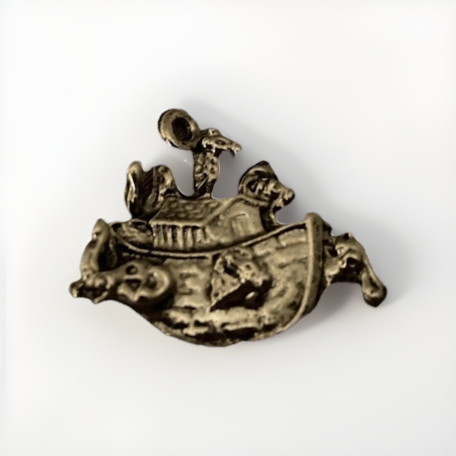 Iridium Metal With Palladium Rhodium Animal Boat Pendant 2.53 Grams Scrap