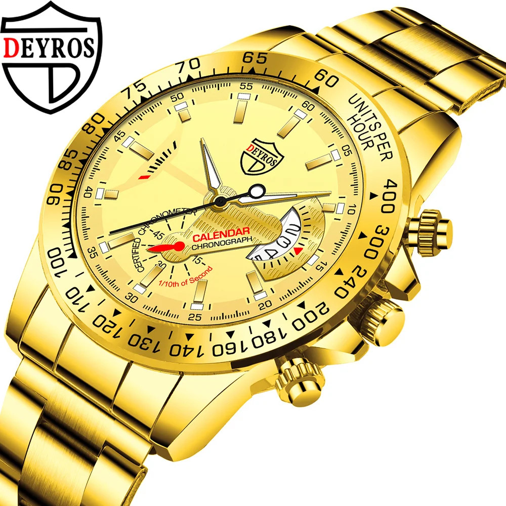 Men’s Analog Quartz Watch – Elegant Alloy Design for Business and Casual Wear