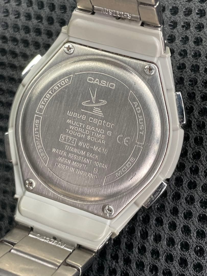 CASIO WVQ-M410 WAVE CEPTOR Radio-Controlled Solar Watch 【USED】