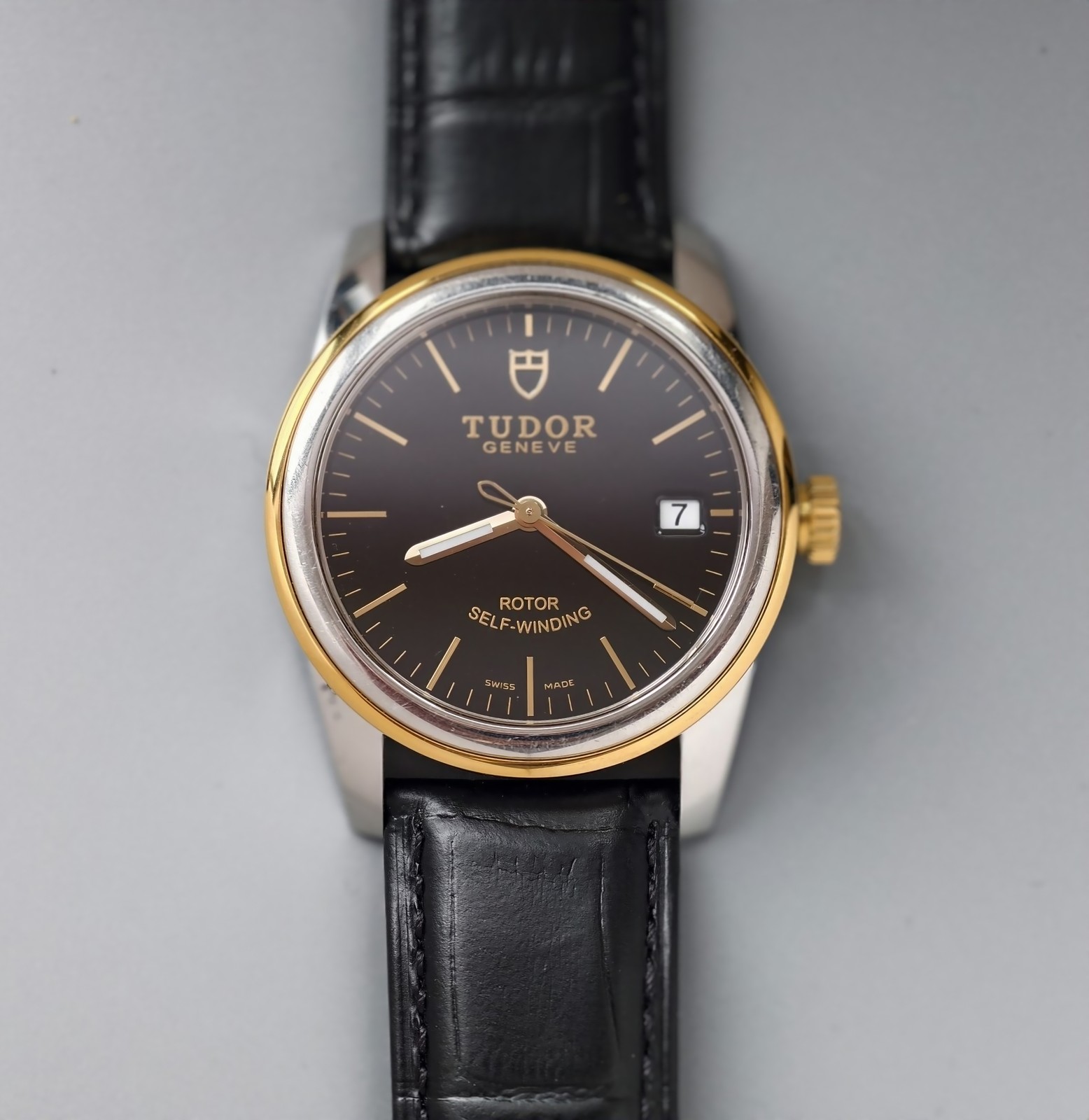 Tudor Black Dial Glamour M55003-0029 Men’s Watch Automatic 36mm Date