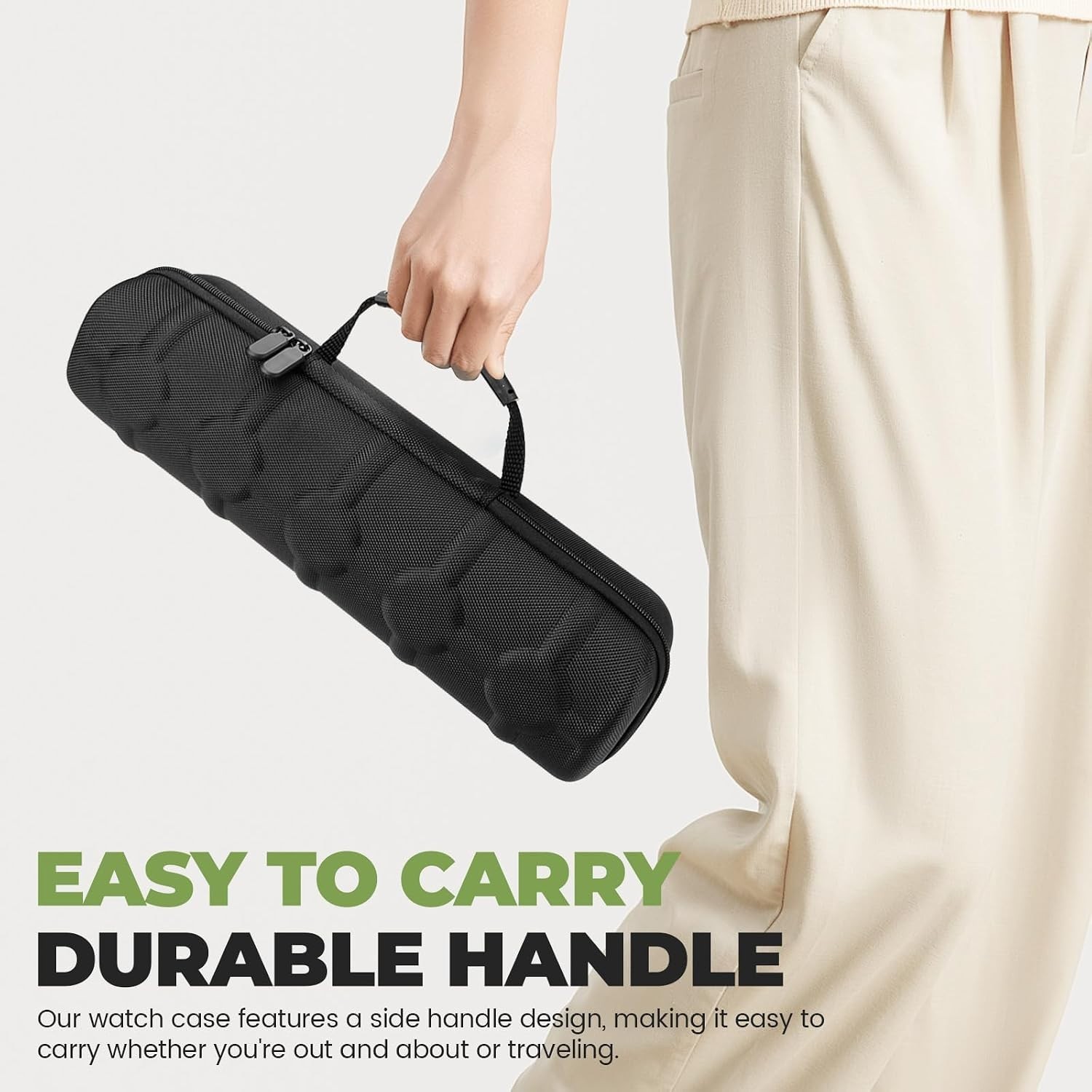 Travel Watch Storage Case 5 Slot Watch Organizer Box Portable Protective Holder