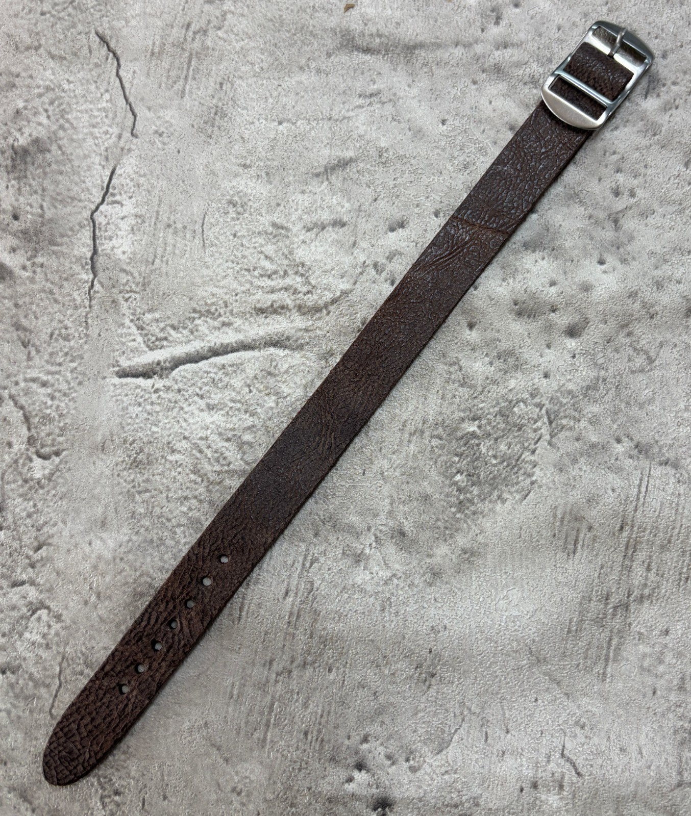 Size 14/16/18mm Handmade Vintage Leather Fixed Lug Watch Wrist Strap Band #138C