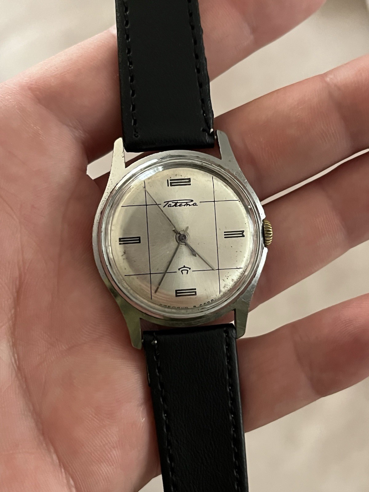 Rare Vintage Raketa 2609A 21 Jewels Soviet Era USSR Mechanical Watch Serviced