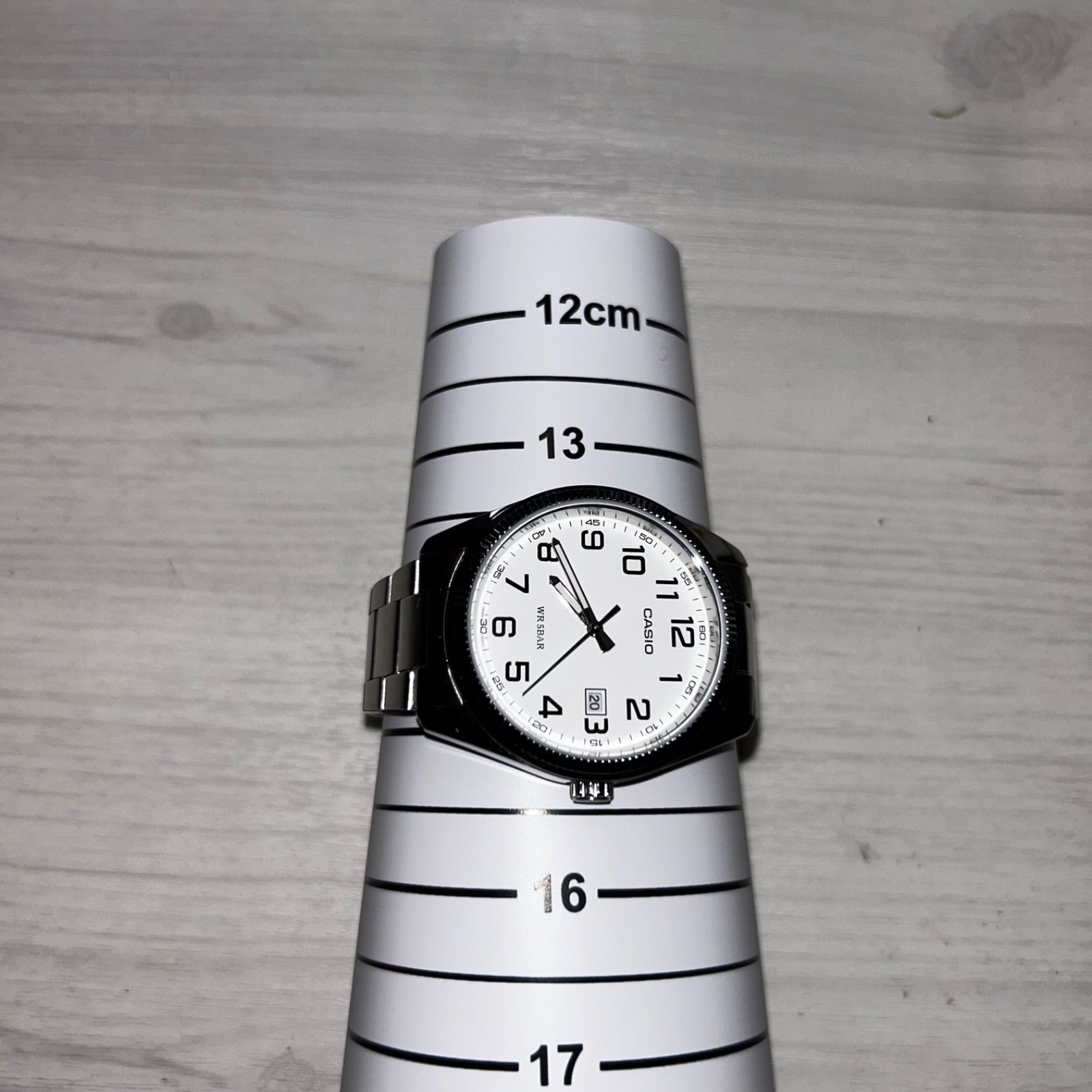 CASIO Standard MTP 1302D 7BJF Analog Metal Watch Silver x White from Japan