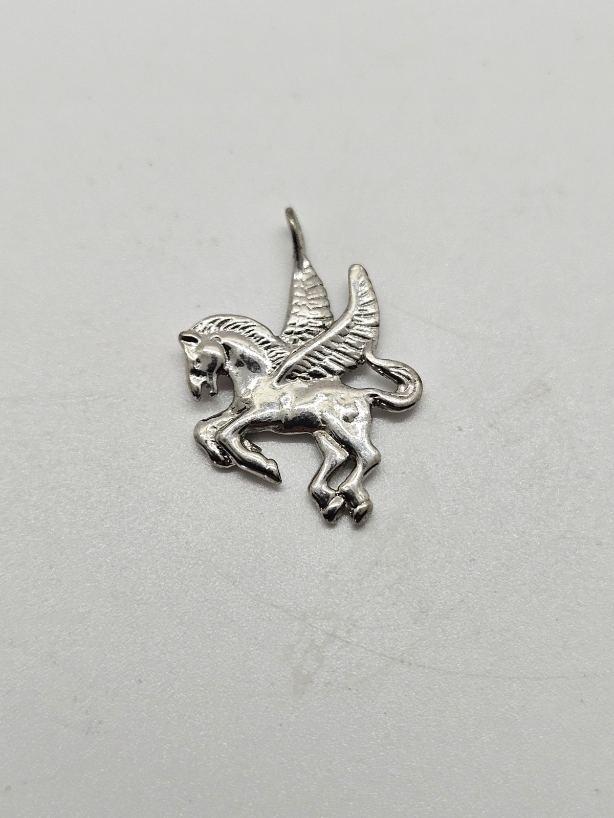 Sterling Silver Pegasus Pendant 925 Greek Mythology Flying Horse