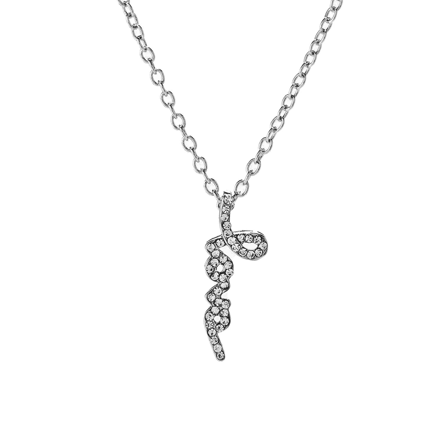 Lovita & Co. 2 PC Necklaces LOVE & SHIP Silver Tone Crystals Beachy Brand New