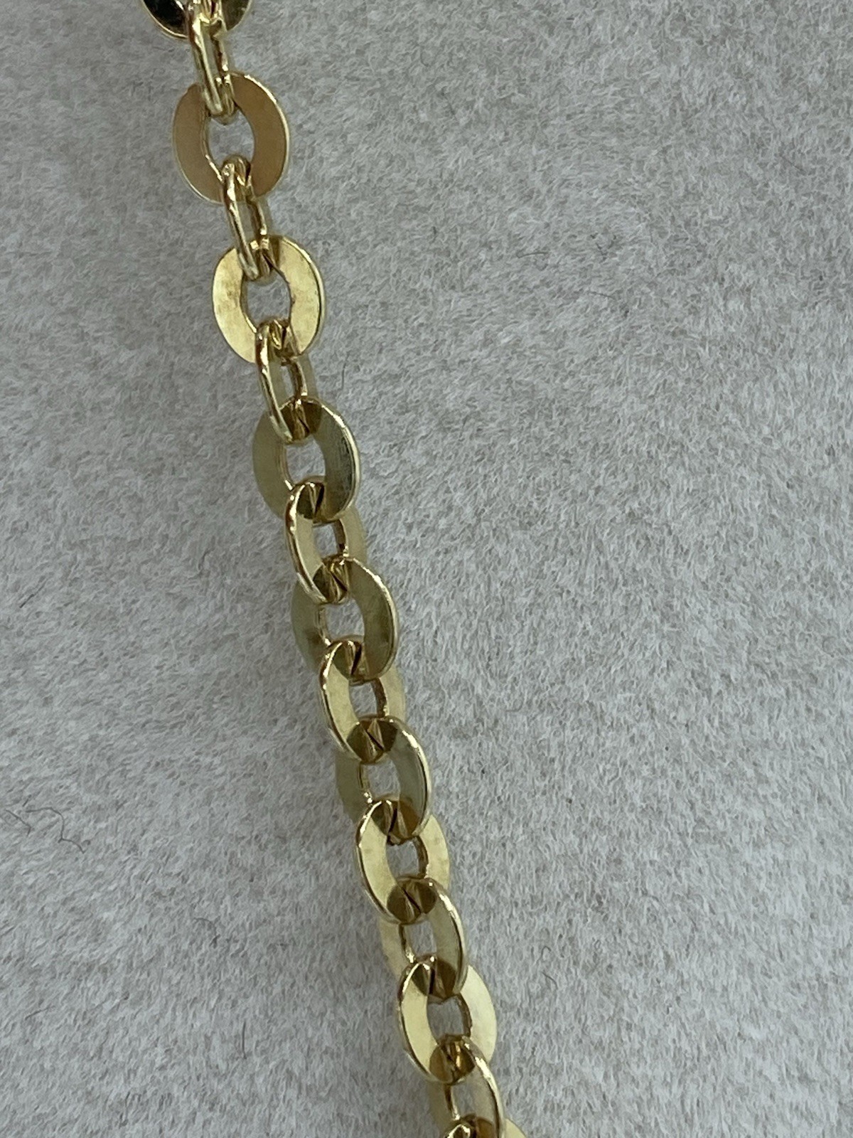 UNO A-ERRE Italy 14K Rolo Link Chain 28”