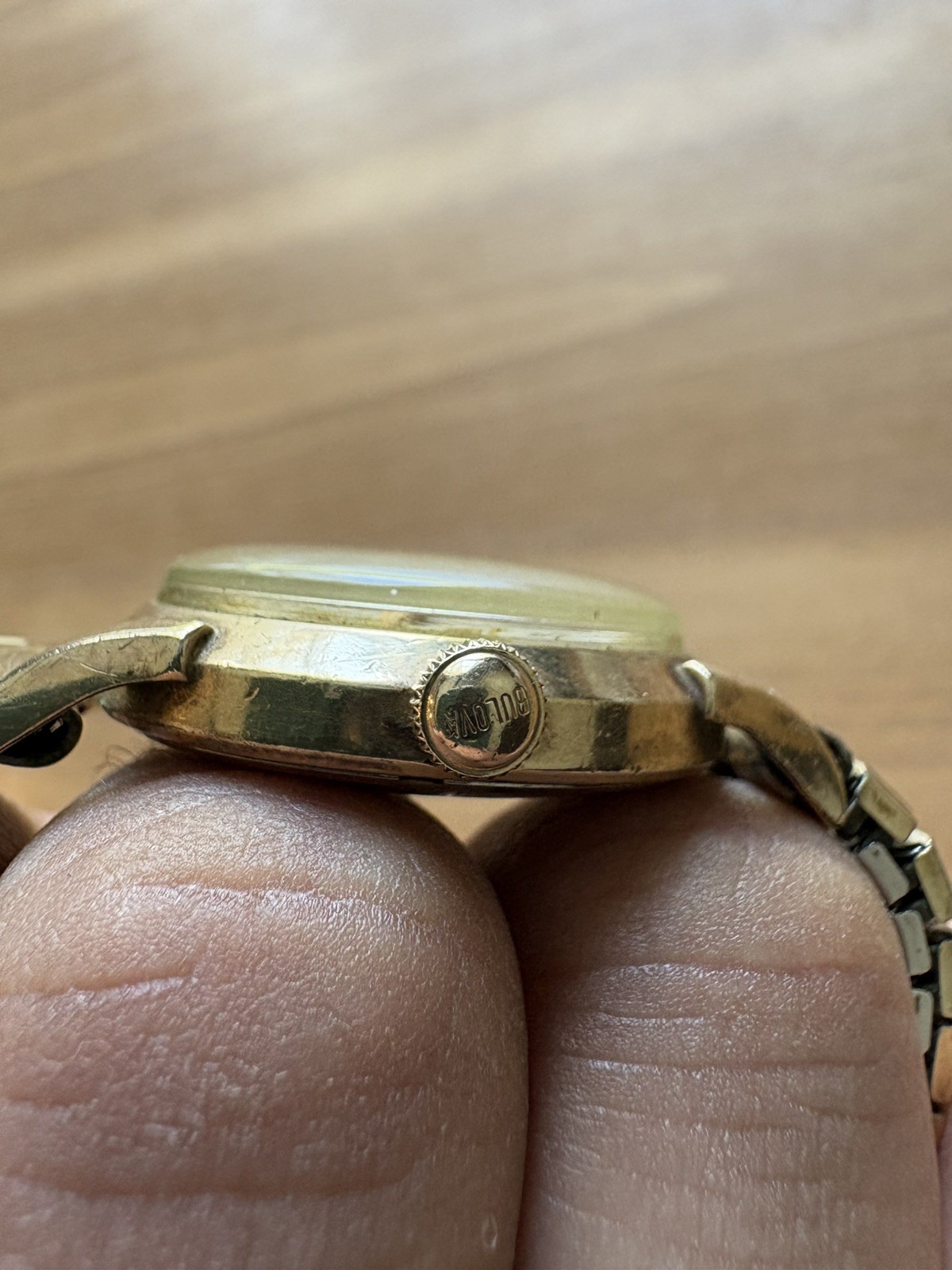 Vintage Gold Filled Bulova Men’s Selfwinding Shock Resistant Wristwatch