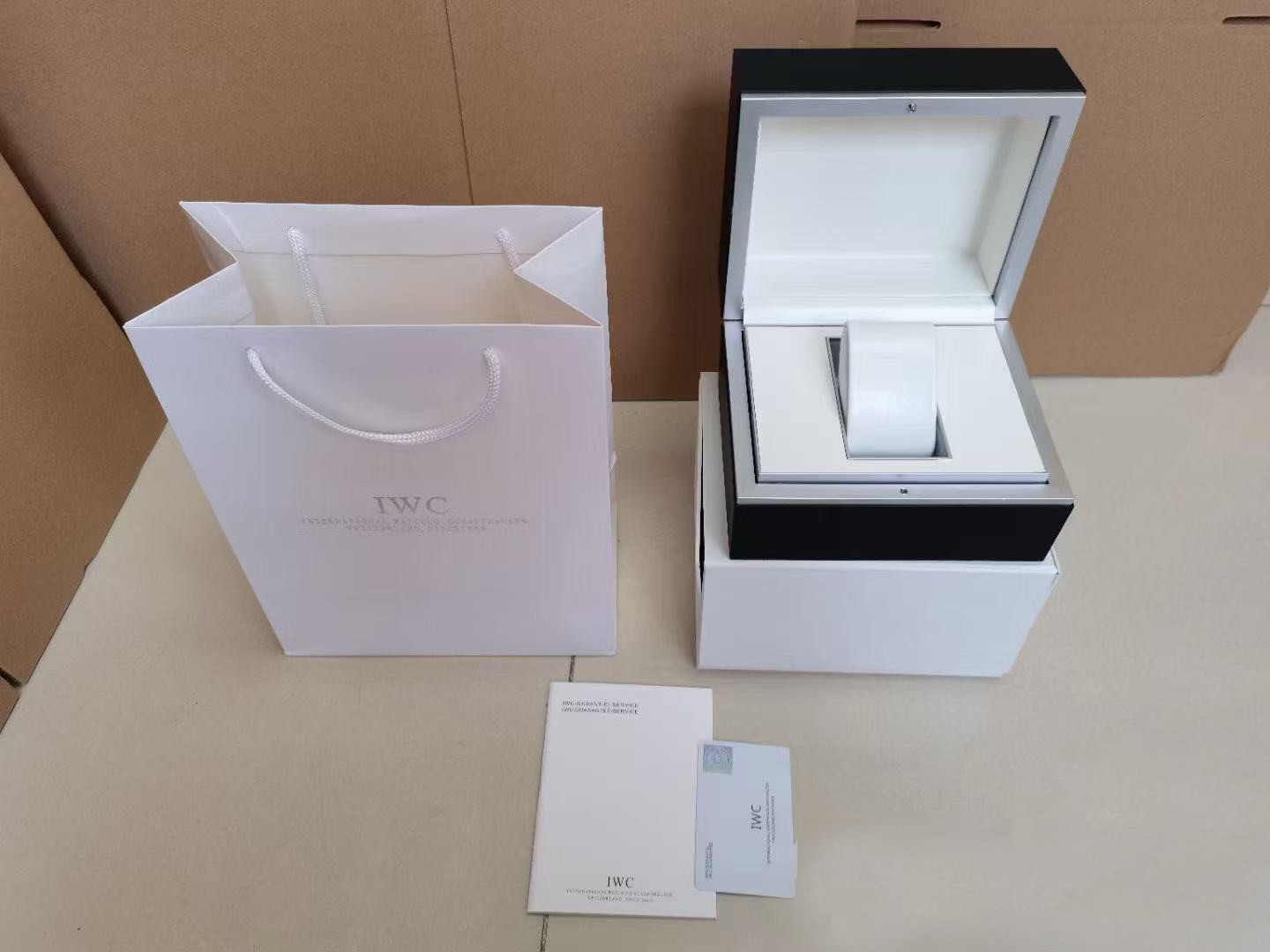 FOR IWC Watch Box or Travel Box Brand New Full Set As Gift For Men Or Women