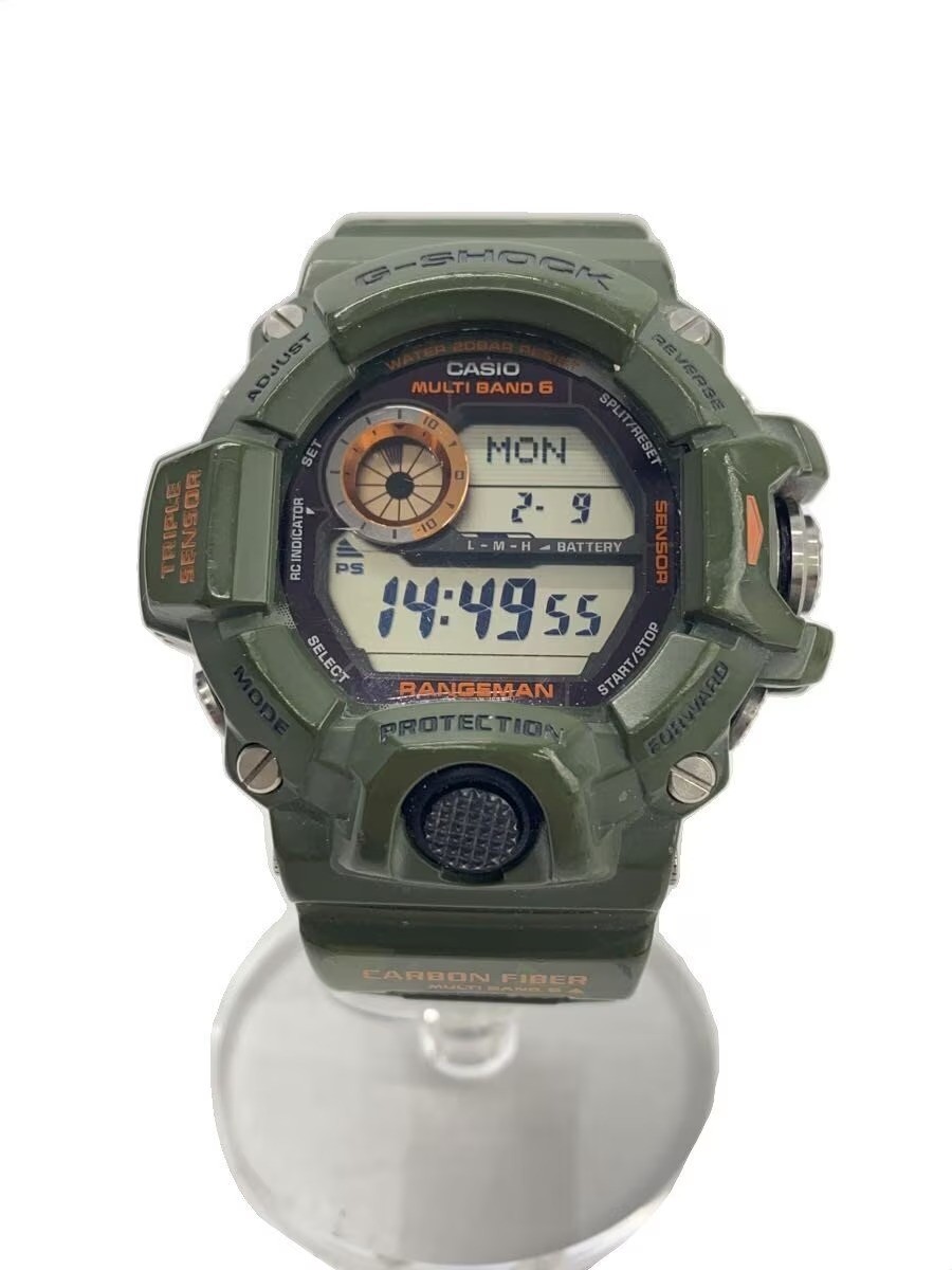 [EXC+5] Casio MEN IN CAMOUFLAGE Rangeman GW-9400CMJ-3JR Green Digital