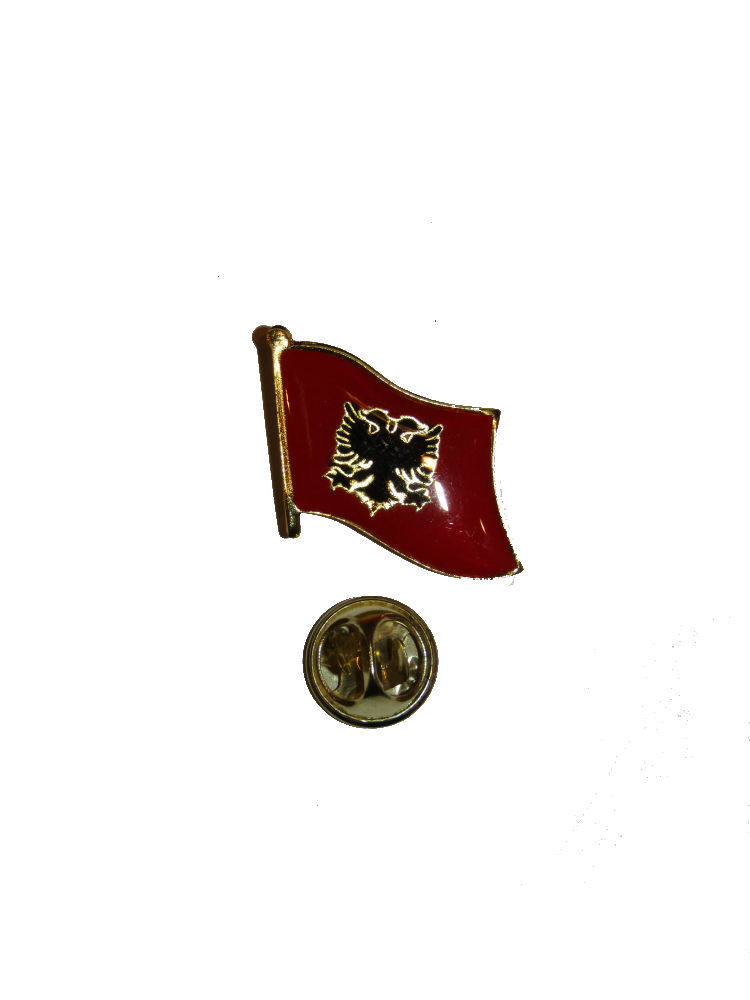 Albania Country Flag Bike Motorcycle Hat Cap lapel Pin