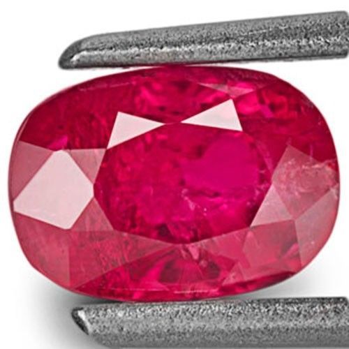 MOZAMBIQUE Ruby 1.18 Cts Natural Untreated Pinkiish Red Oval