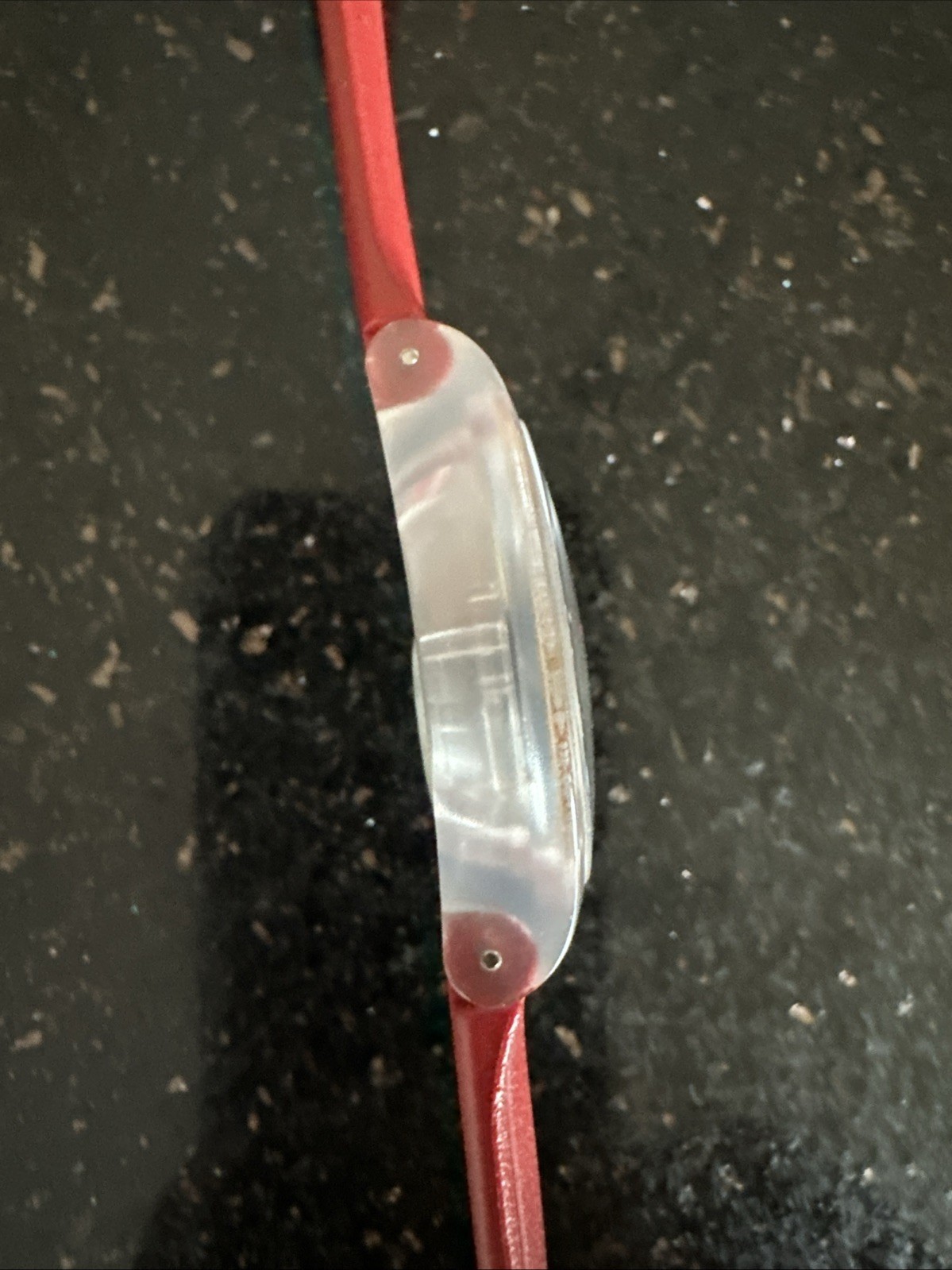 Swatch Jelly in Jelly “Ruby Touch” SUJK701 2007 New Red No Box Date Time Rare