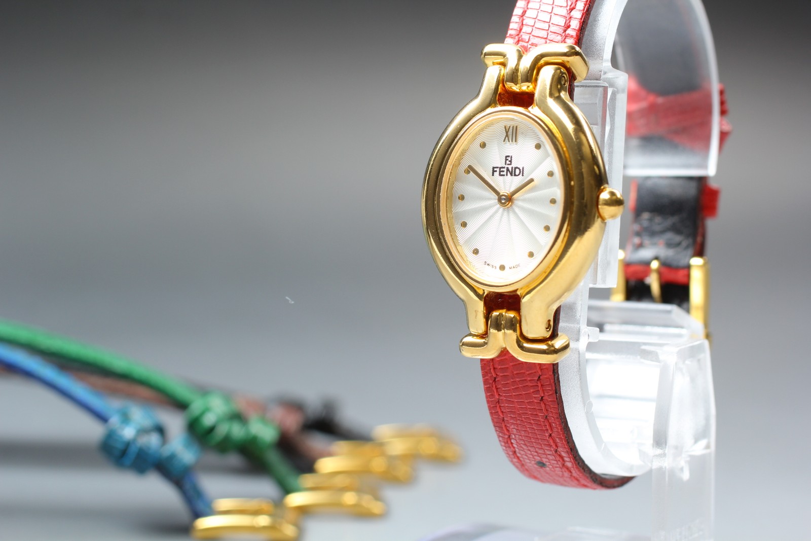 [Near MINT] FENDI Chameleon 640L 5 Change Belts Quartz Ladies Watch From JAPAN