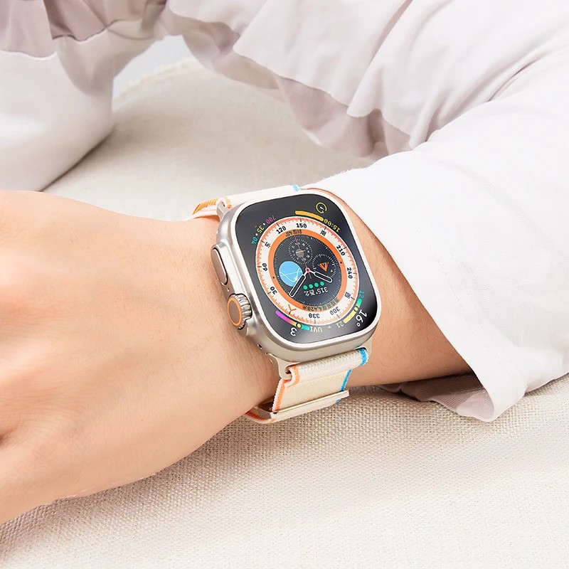 NEW Nylon Trail Loop Band for Apple Watch Ultra 3 2 11 10 9 8 7 6 SE 5 4 38–49mm