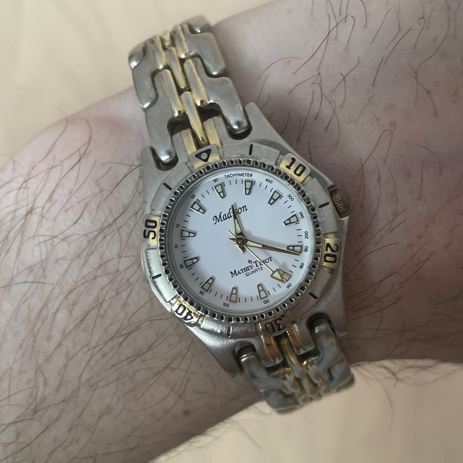 Madison Mathey Tissot Quartz Ladies Watch f1 style thunderbird Talon sport 90s
