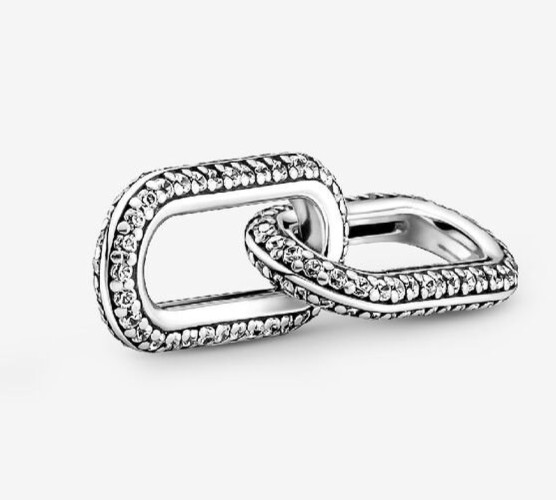 Pandora Sterling Silver Pandora Me Double Link with Zirconia – 799660C02