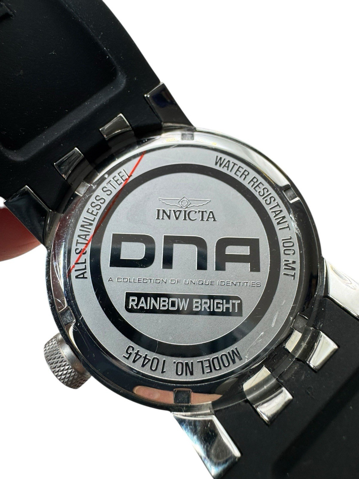 Mens Invicta DNA Rainbow Bright Turbine Watch Model 10445 46mm New Battery