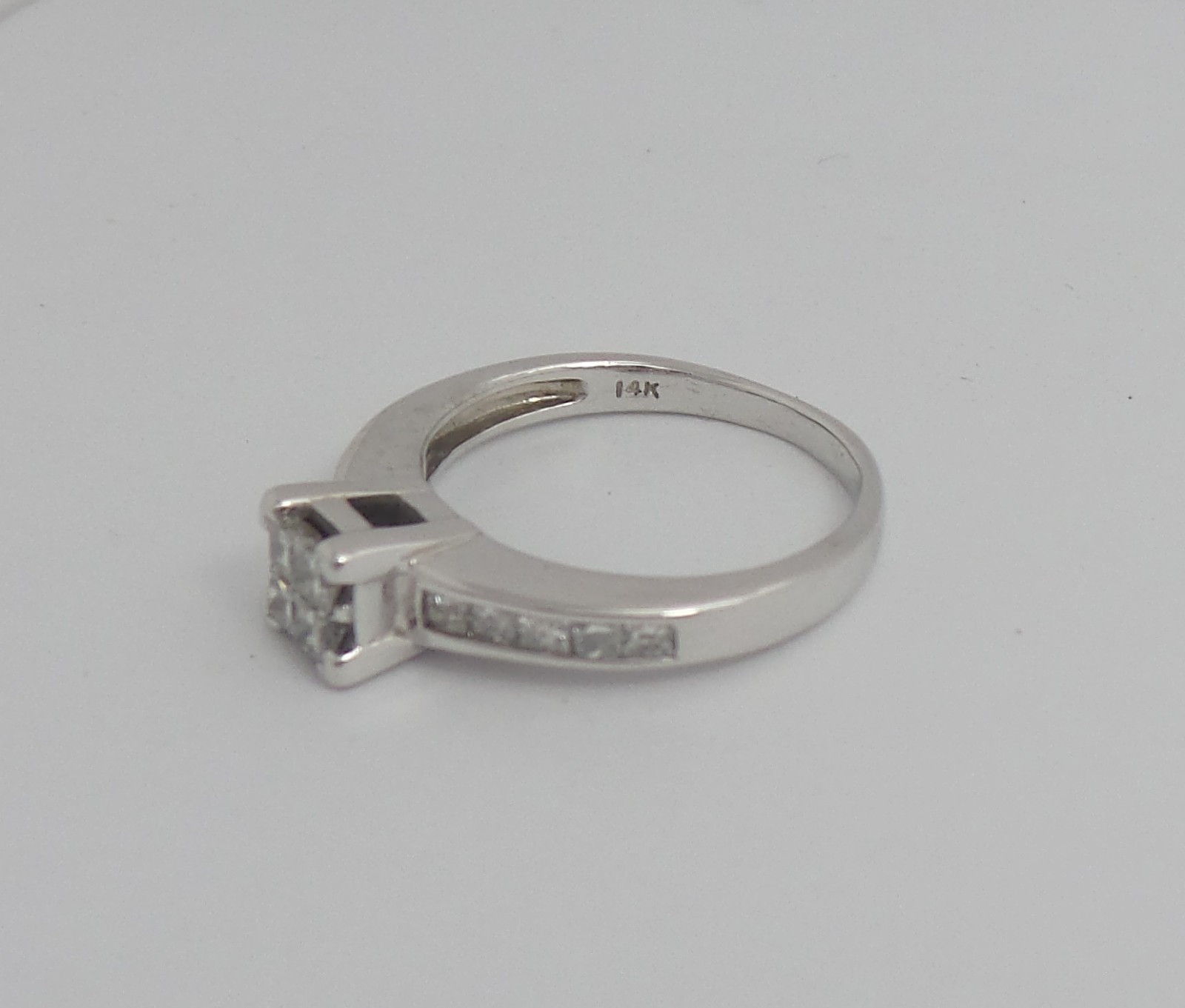 3/4CT Natural Diamond Engagement Wedding Anniversary Bridal Ring 14K White Gold