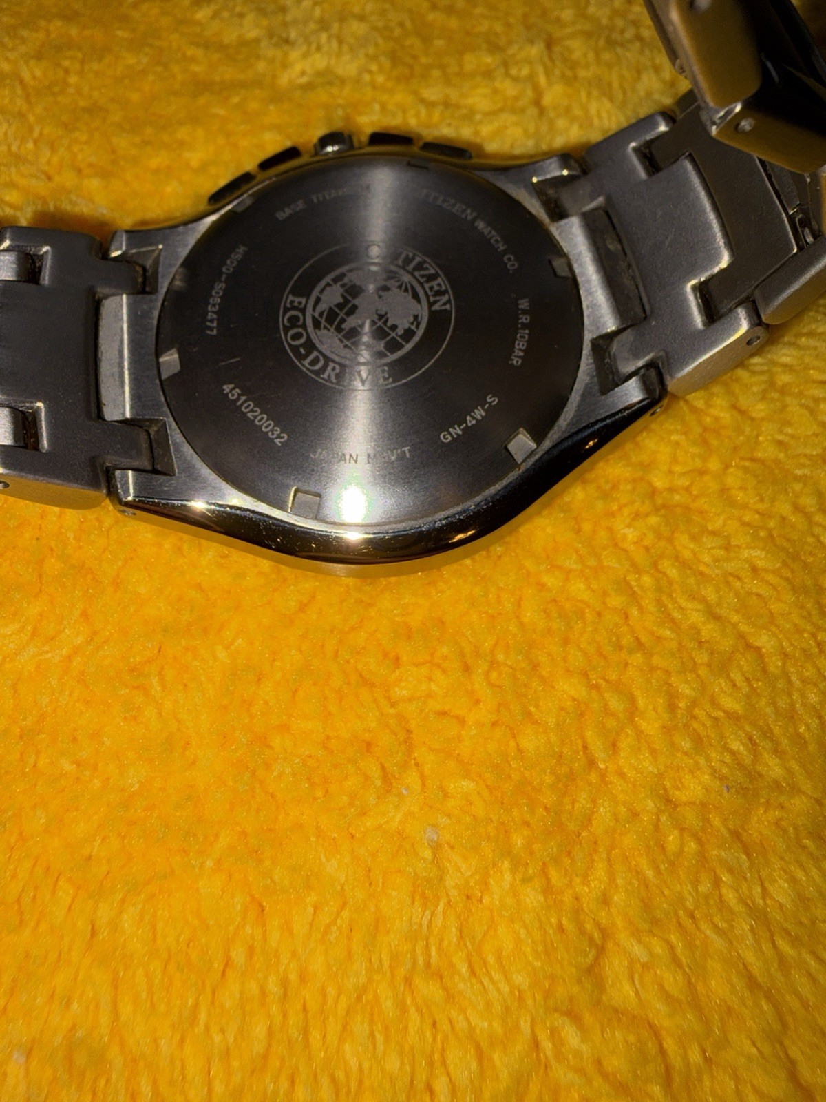 Men’s Citizen AT0940-50E Eco-Drive Titanium Black Dial Chronograph Date Watch
