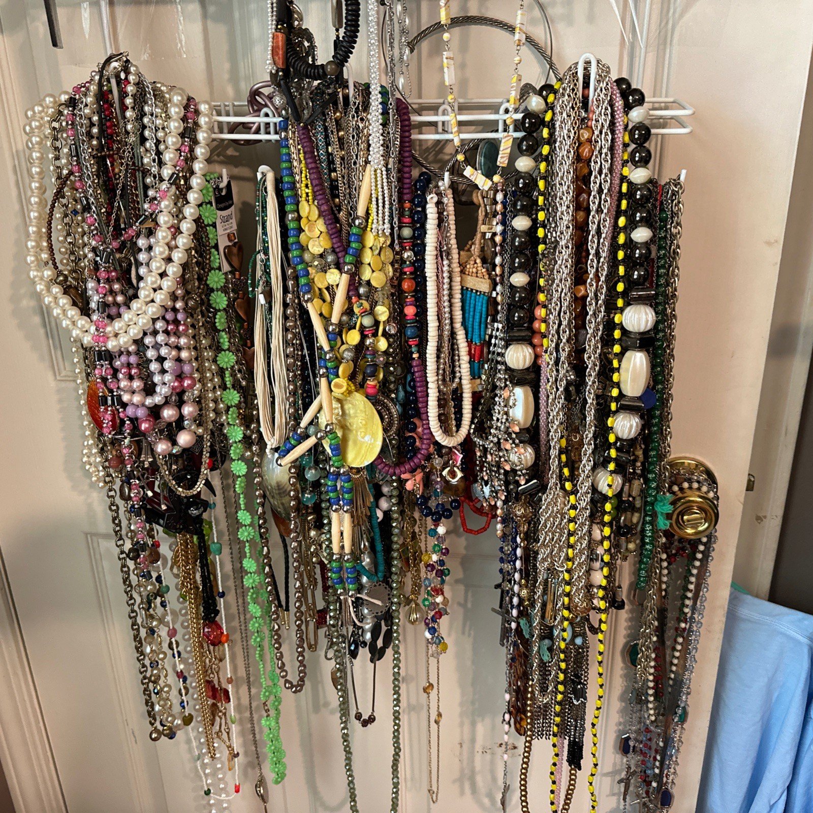 Mixed Wearable Jewelry Lot Bag Vintage to Modern 3 Lbs Necklaces & More