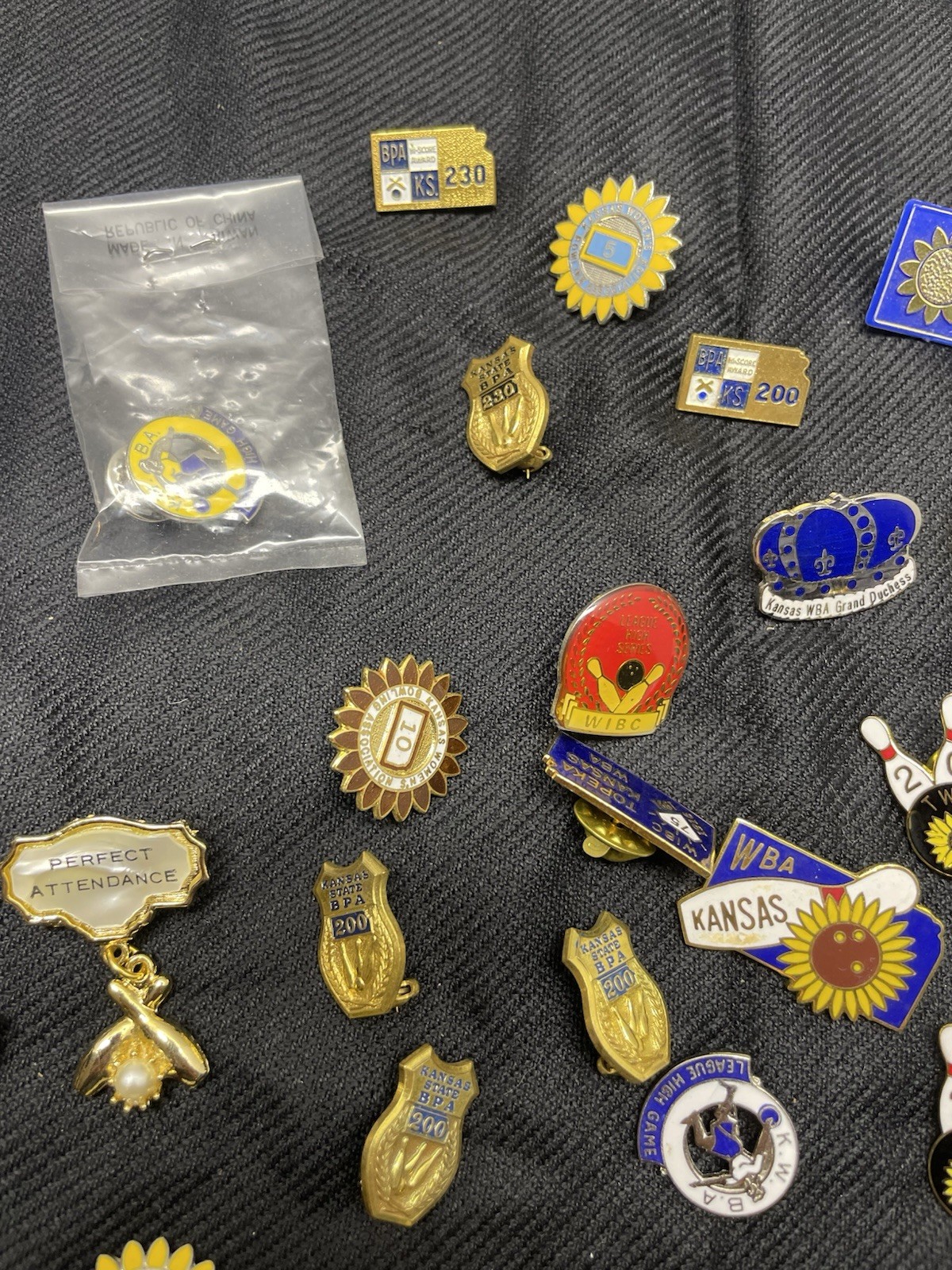 Lot Of 30+ Bowling Theme Award Pins See Pictures Details/wear