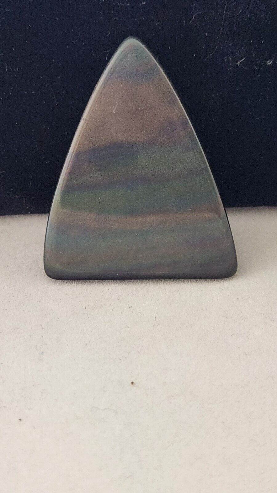 Gemstones Loose Obsidian Cabochon 8.9 gr Pendant Size 40 mm x 32 mm x 5 mm