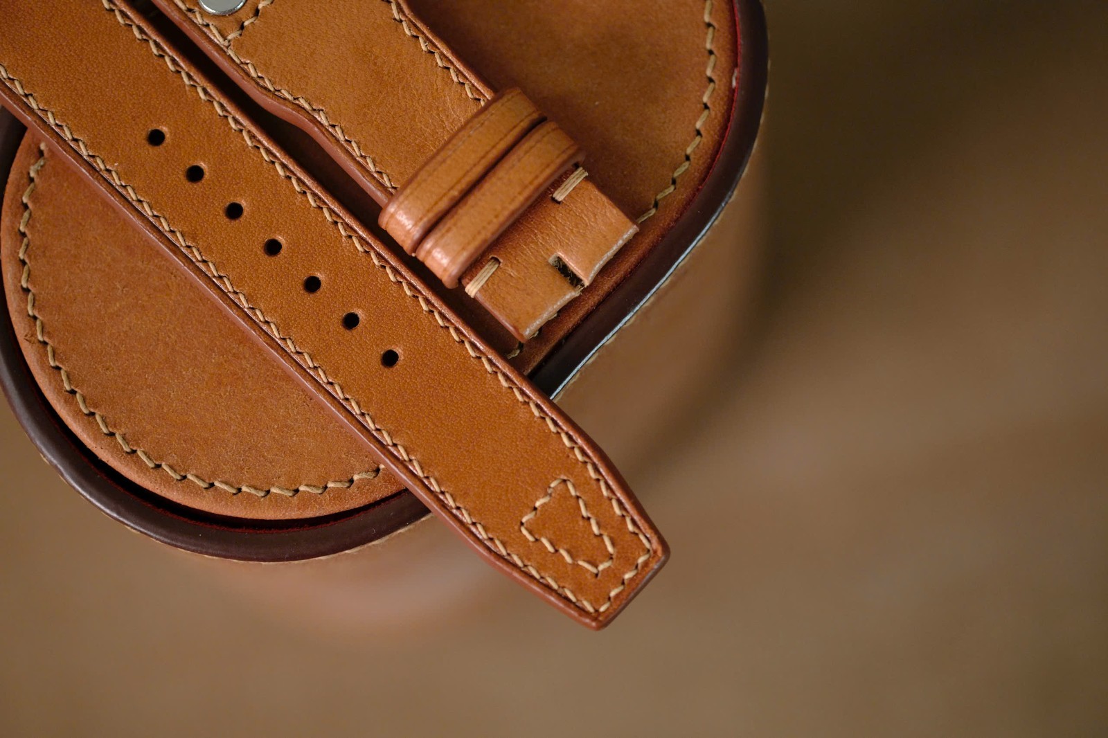 Handmade Light Brown Leather Pilot Watch Strap size 21/18 – Size 20 21 22 23 24
