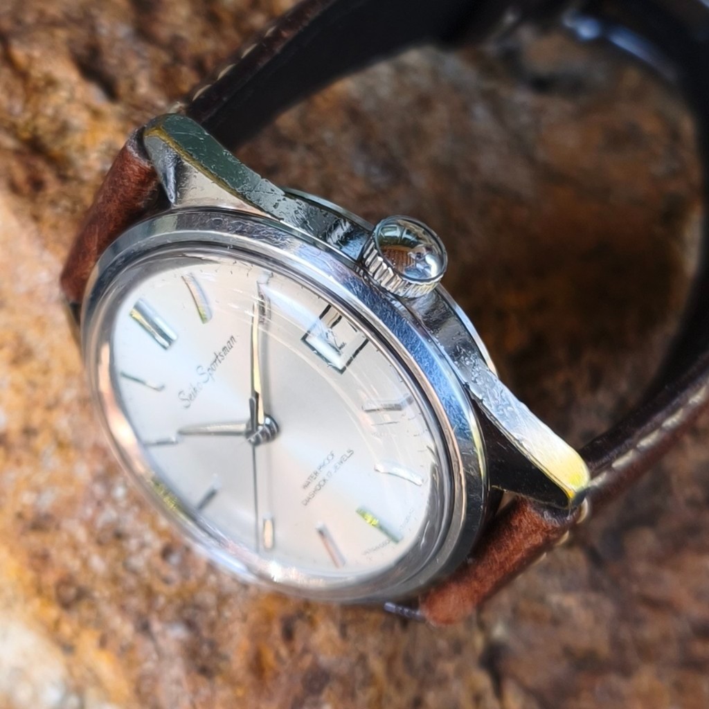 Vintage Seiko Sportsman 17 Calendar 6602-7030 Manual 1967 Serviced