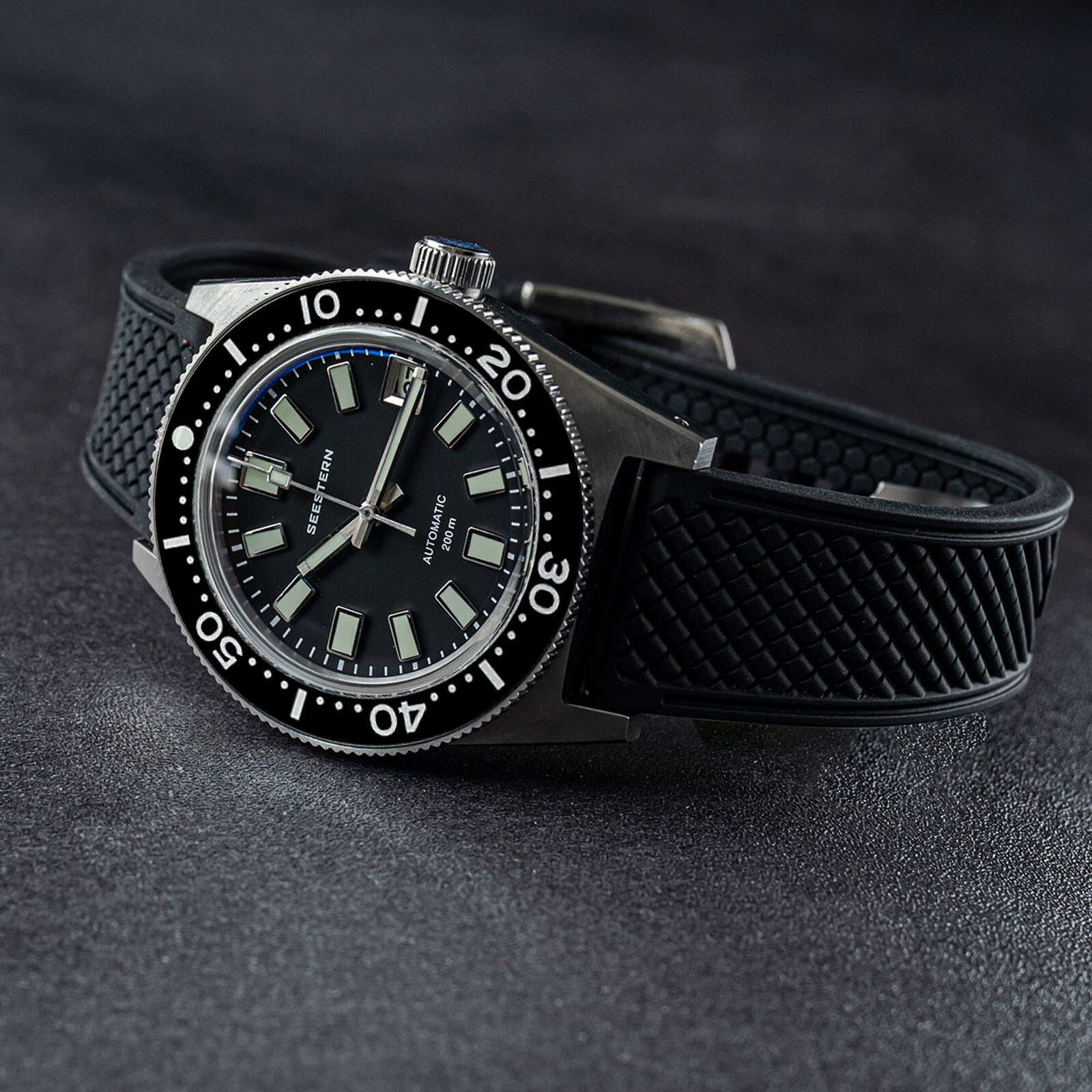 Seestern V3 62MAS 20ATM Genuine Ceramic Bezel 200m DIVER’S Watch SE2021-D62S-KK