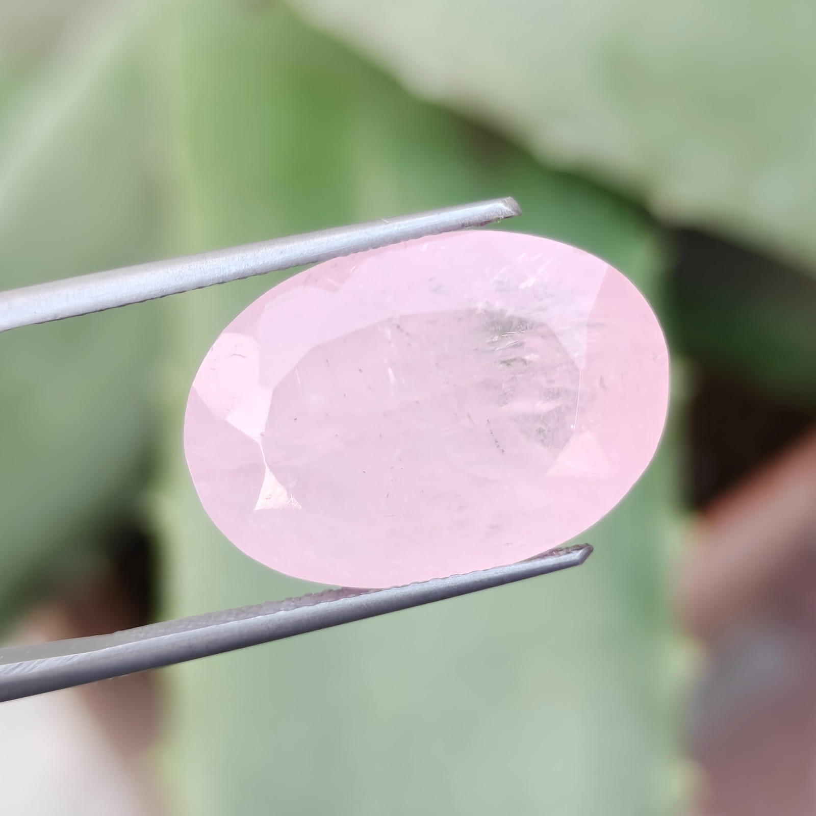Natural Morganite Oval Cut Loose Gemstone Jewelry Making|13.20x19x8.20mm