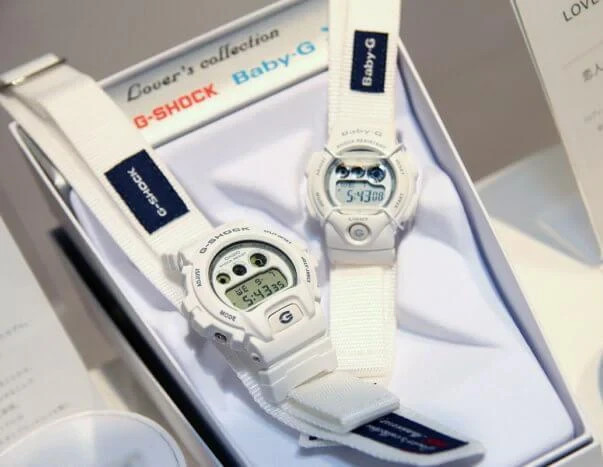 Casio G-Shock x Baby-G LOVERS COLLECTION 2-Watch Lmtd Ed Valentines Set LOV16C-7