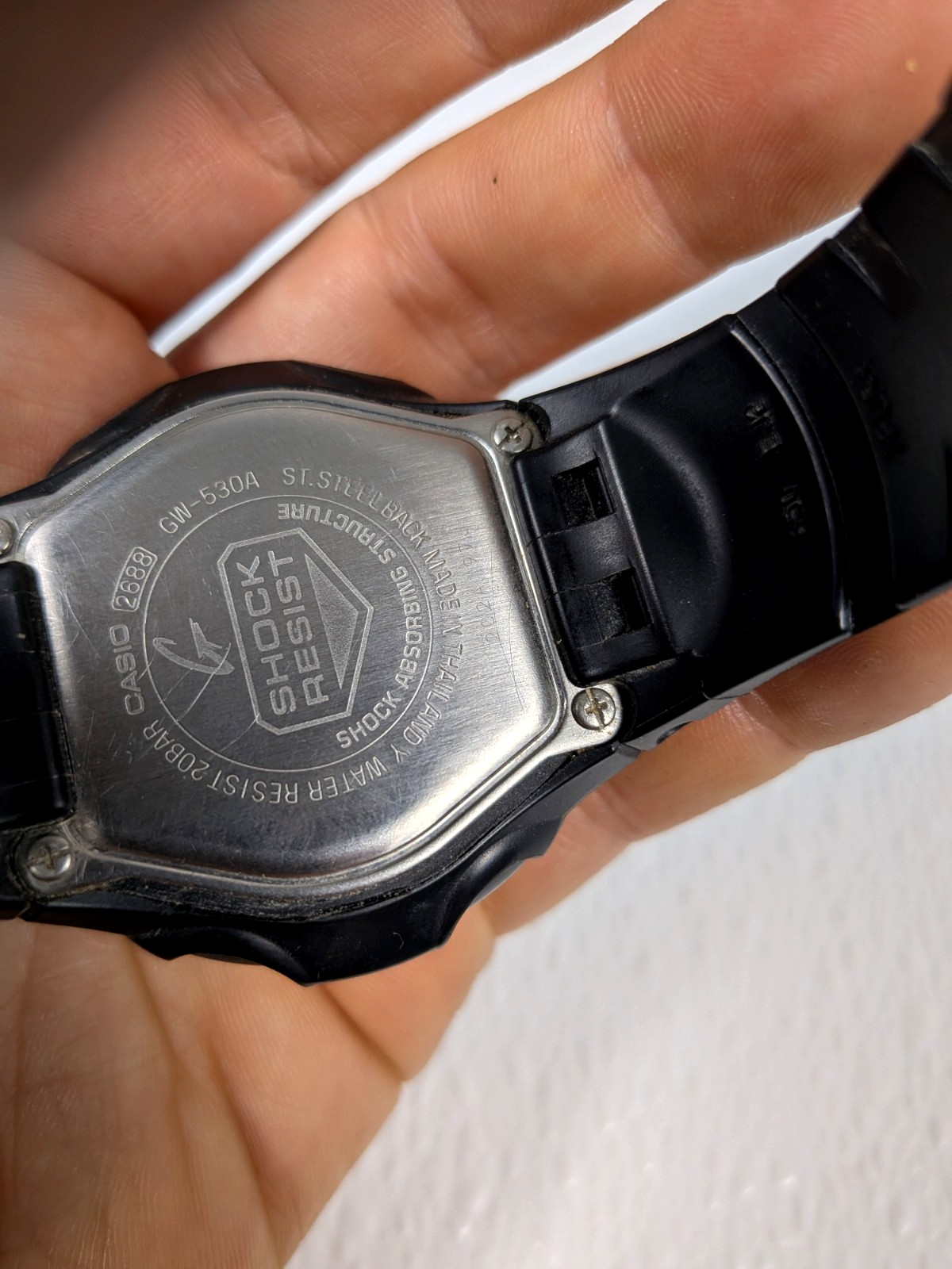 Casio G Shock Watch Men Digital Tough Solar 2688 GW-530A Black / Untested