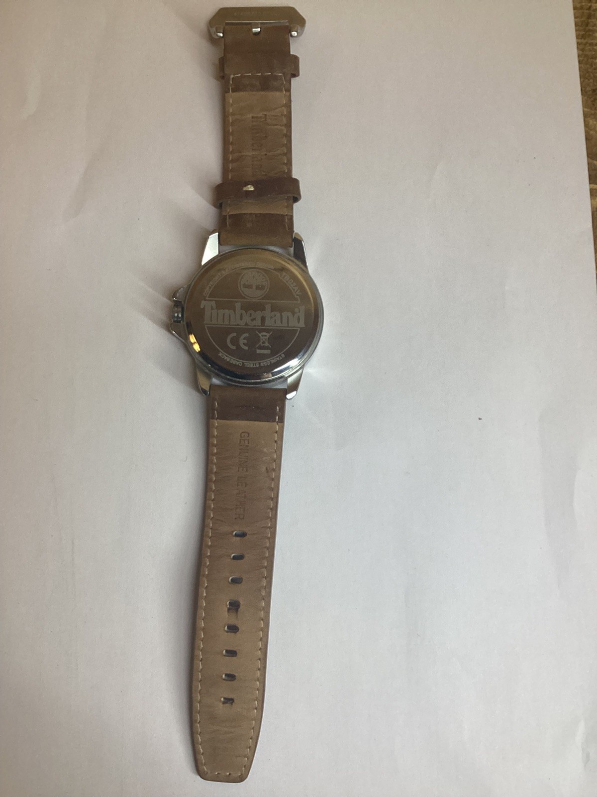 Timberland TB02AV Men’s Watch with Brown Leather Strap requires new battery