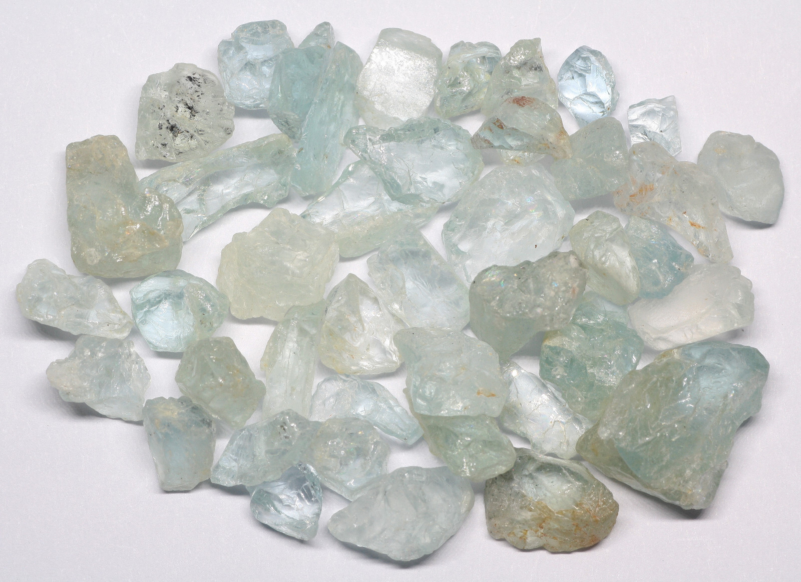 Natural Untreated AQUAMARINE/BERYL Specimen Rough Lot 100.00cts