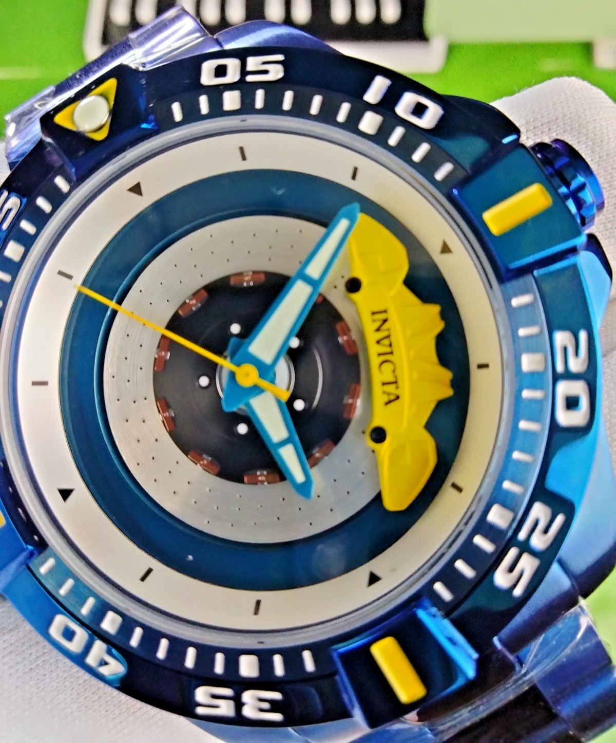 Invicta S1 Rally 37051 Automatic Men Watch 51 mm Blue Steel Zager Exclusive 100M