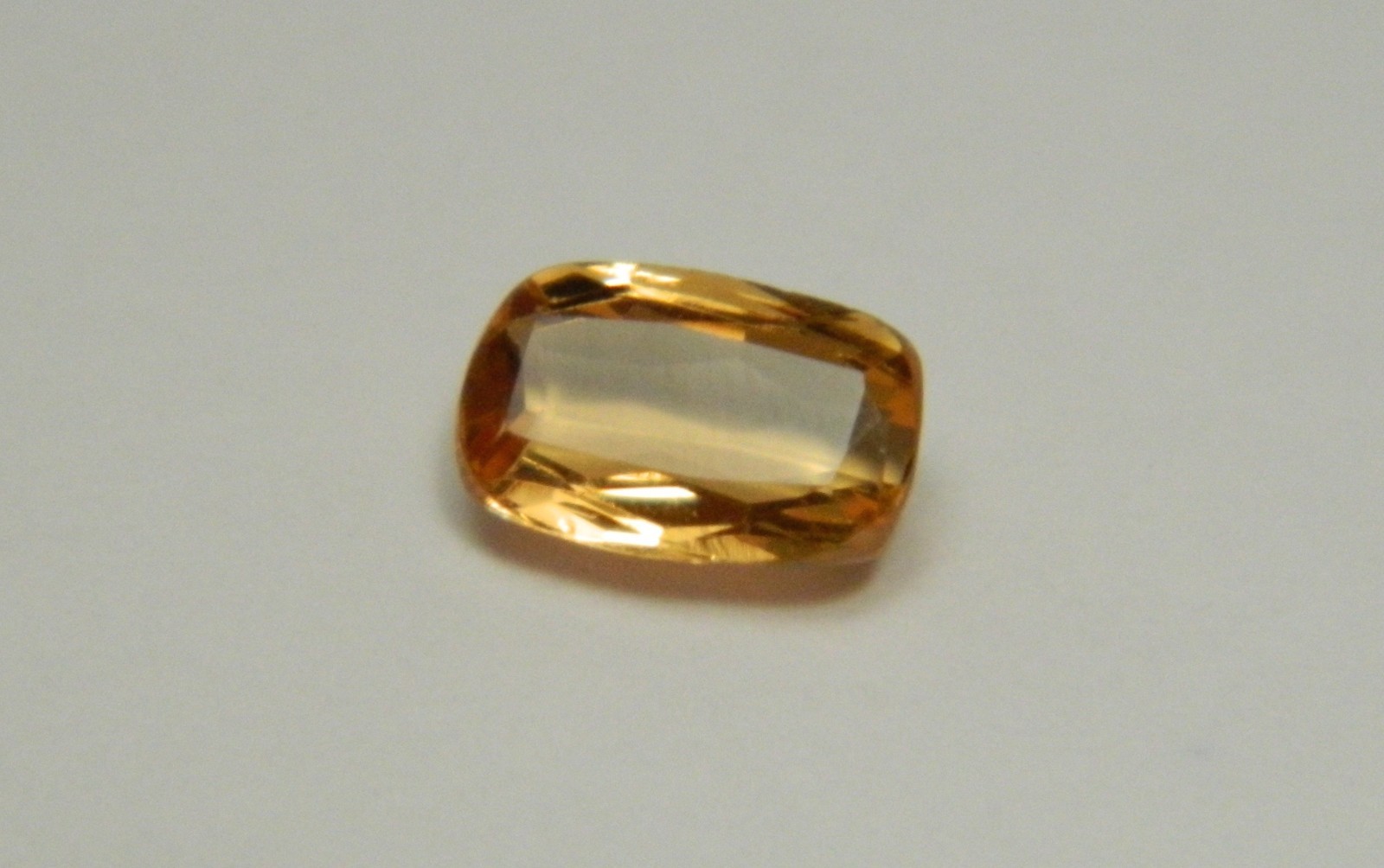 Imperial Topaz 1.36 Ct Clarity IF Cushion Cut Natural Golden Brazil I020