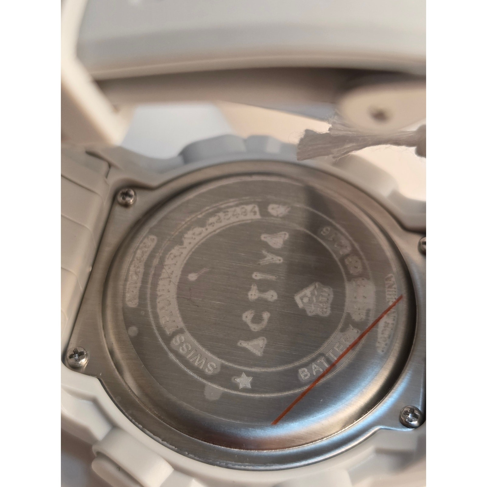 Activa X Invicta ACW2583-002 Digital Essentials White Sport Watch 53mm NIB