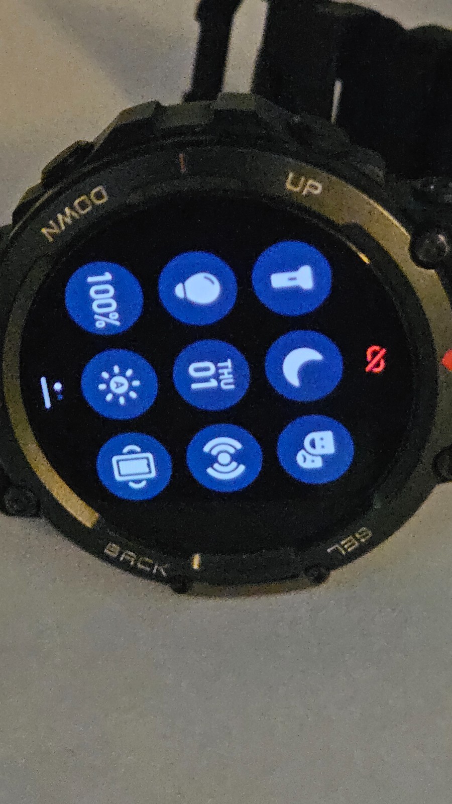 AMAZfit T-Rex3 Black smart watch with charger