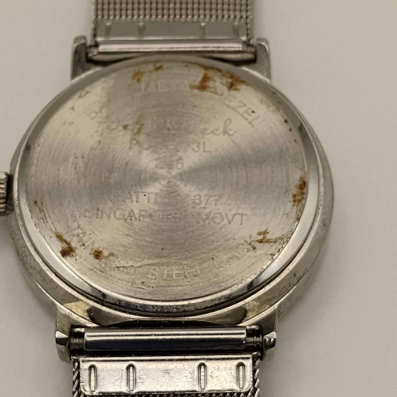 Lot Of 3 Vintage Ladies Stainless Steel Mesh Watches Needs Batteries