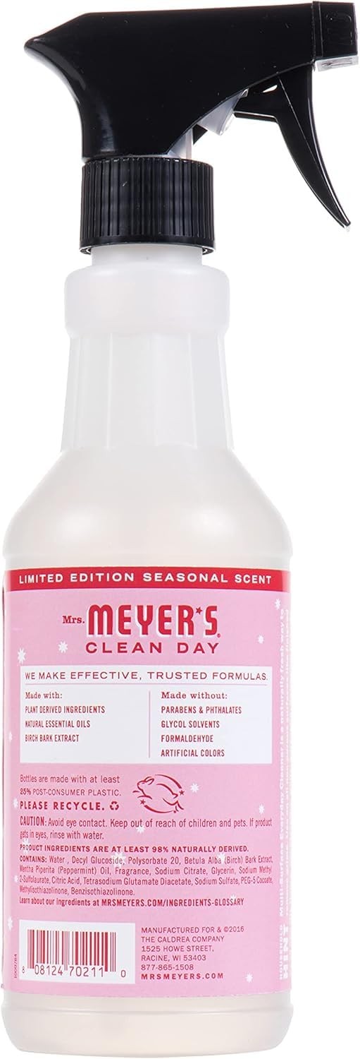 MRS. MEYER’S CLEAN DAY All-Purpose Cleaner 16 Fl Oz (Pack of 1), Transparent