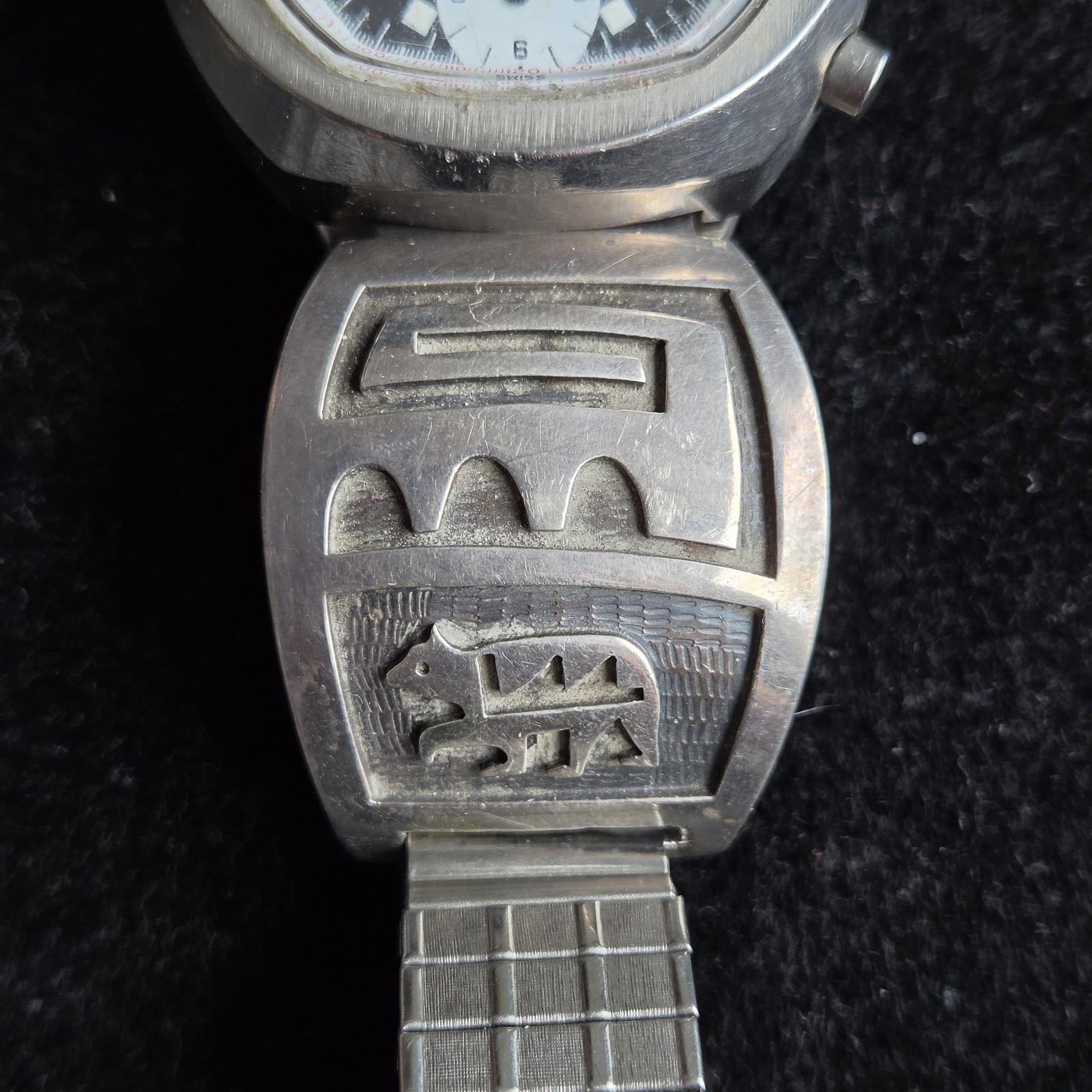 Wittnauer 5010 Vintage 60s-70s Manual Chronograph Sterling Band Men’s Watch