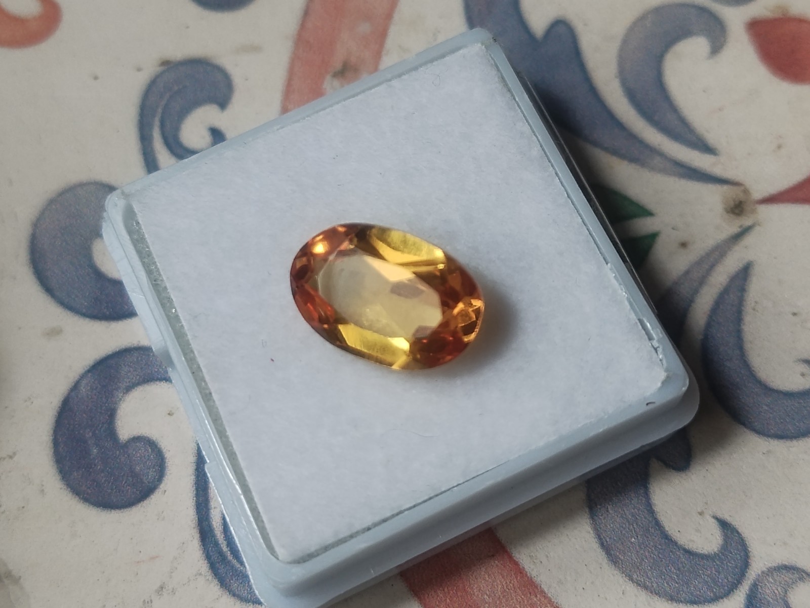 4.60ct Natural Padparadscha Sapphire Oval Certified Unheated 11.7×7.1×5.7mm