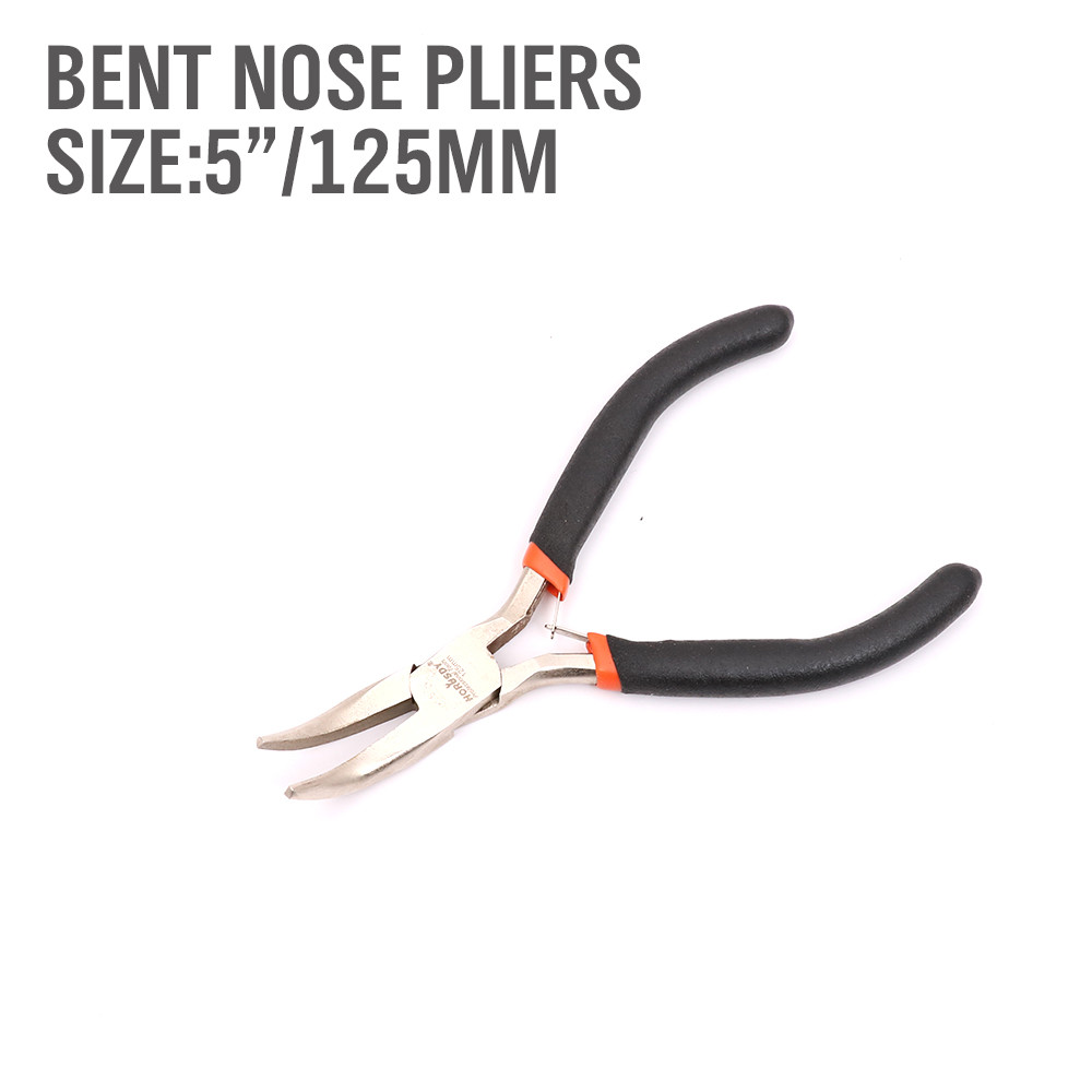 5PC Mini Pliers Set Jeweler Plier 6″ Cutting Making Beading Forging Comfort Grip
