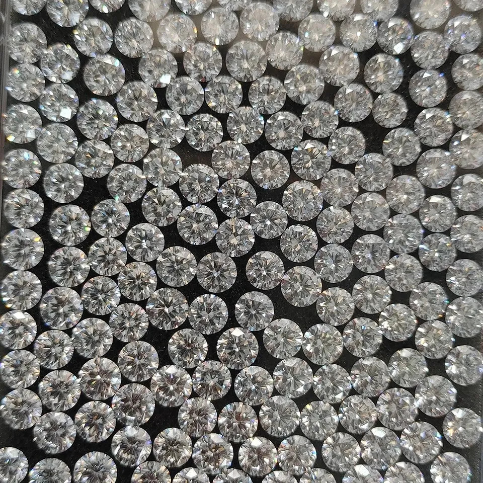 30 Pcs Lot 4X4 MM Round D Color VVS1 Clarity LAB GROWN CVD Diamond GIE CERTIFIED