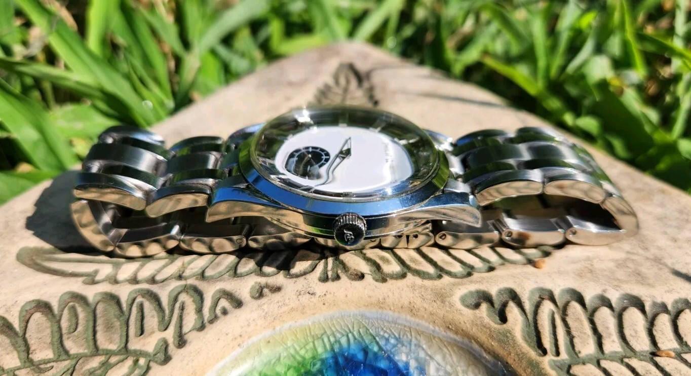 Philip Watch Floating Sunray Exhibition Mechanical ETA 7001 Men’s 39mm Watch!!!