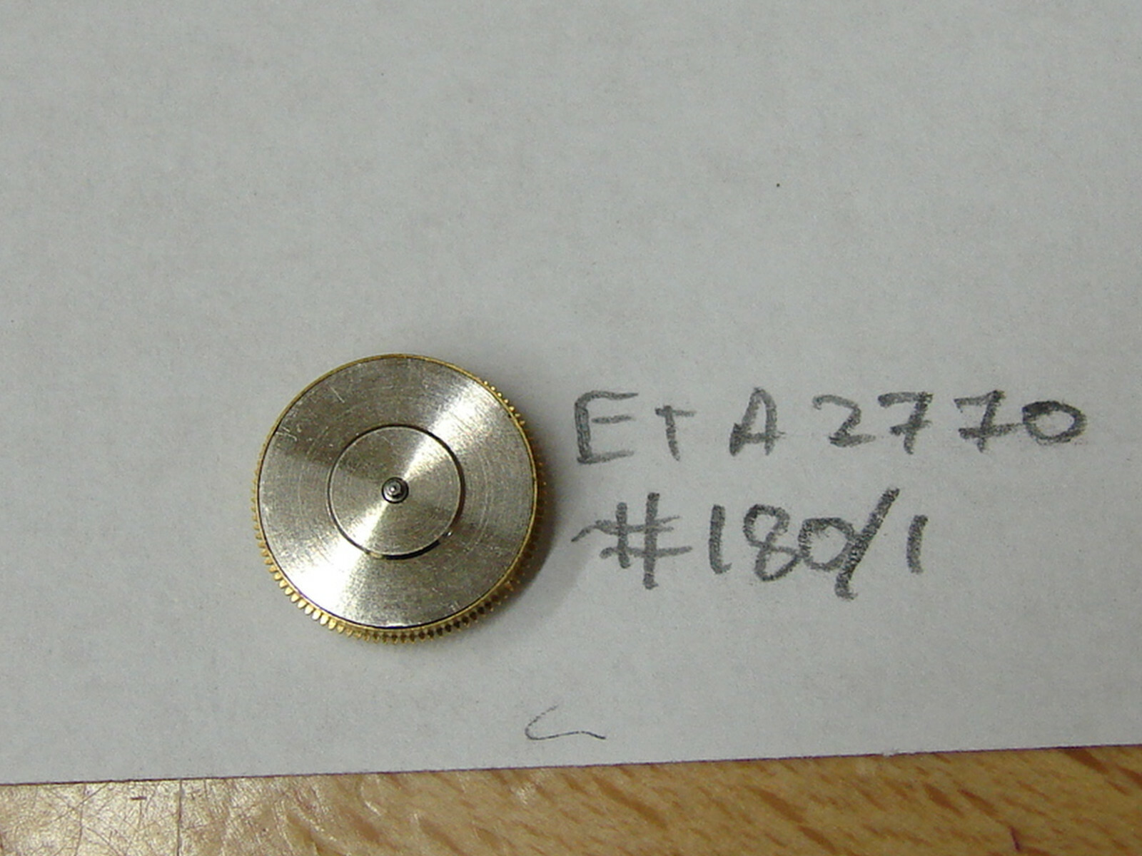 ETA caliber 2770, 2789, 2783, 2790++ barrel complete #180/1 with mainspring auto