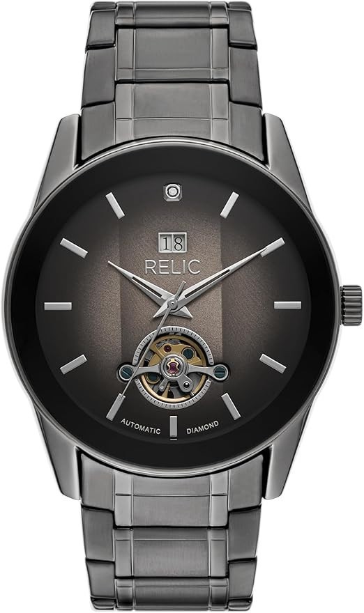 Relic by Fossil Men’s Watch Gunmetal Automatic ZR77338