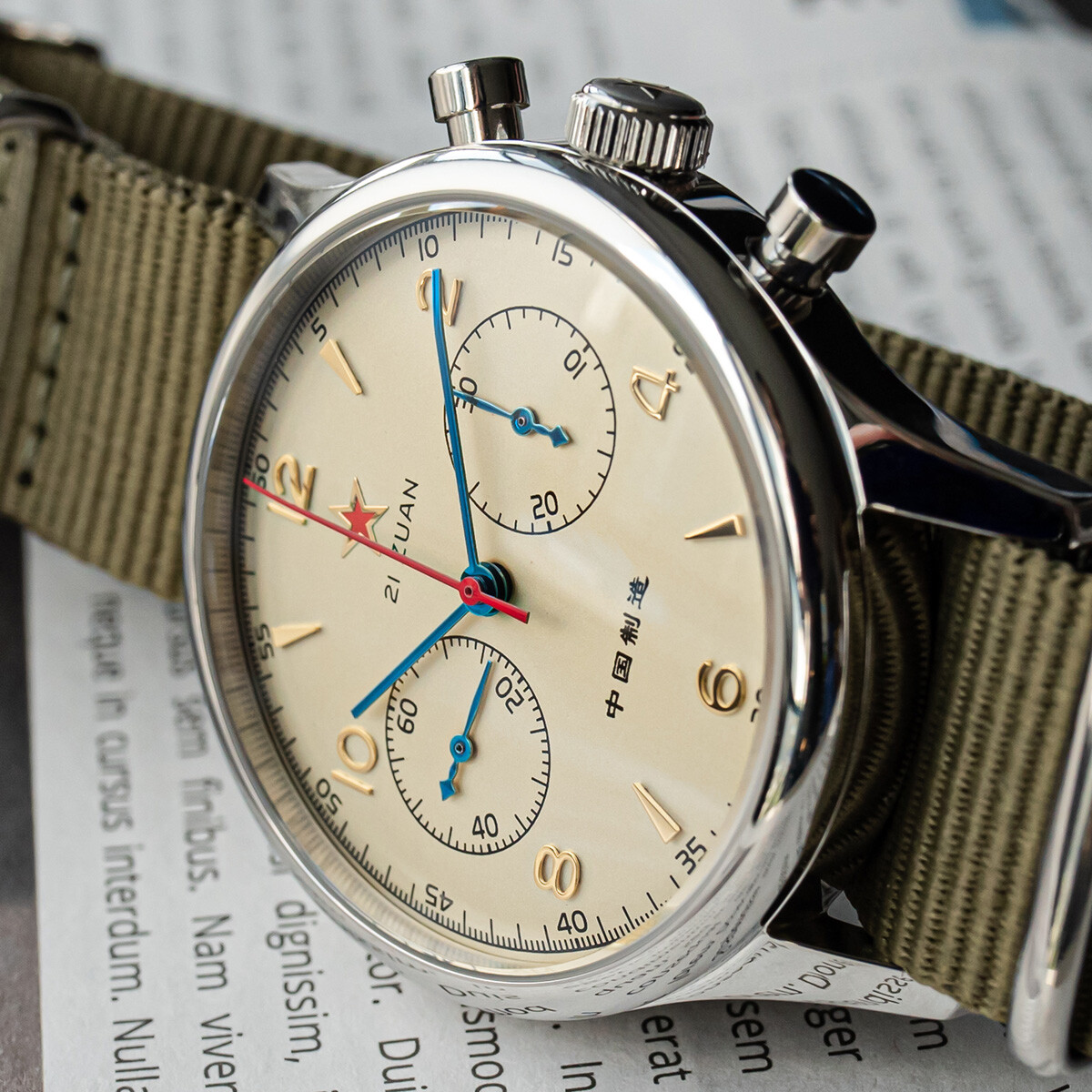 SEAGULL 1963 40mm 2024 Sapphire Upgrade Mechanical Chronograph watch SU1963S40